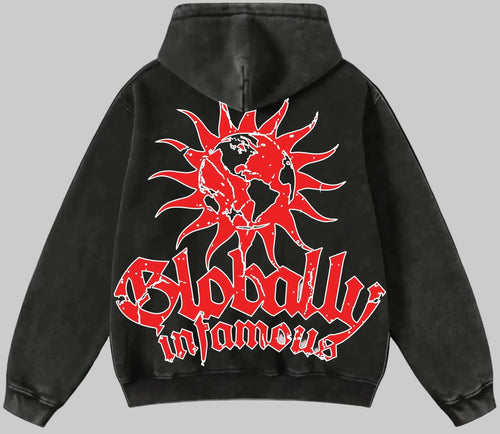 “ENJOY FREEDOM” Hoodie [Red]