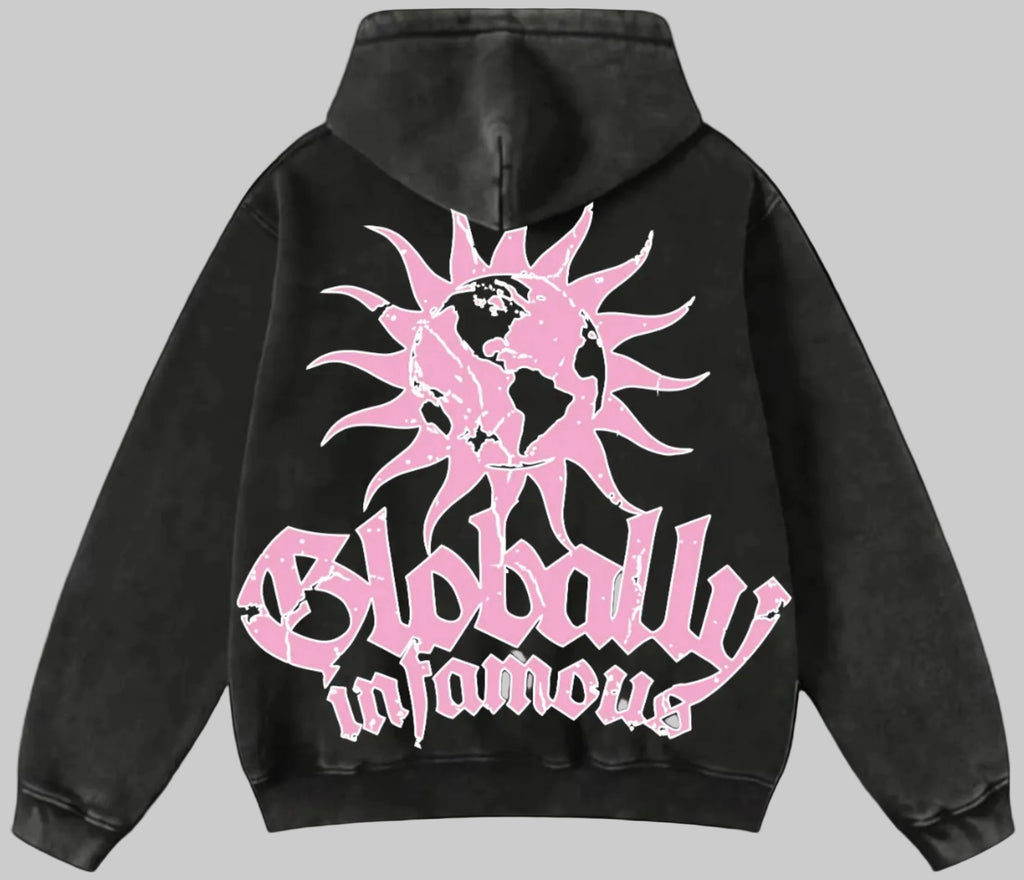 “ENJOY FREEDOM” Hoodie [Pink]